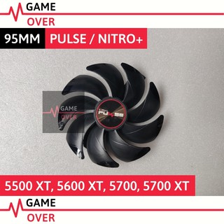 Rakstore FD10015M12D FDC10H12D9-C Graphics Card Cooling Fan Replacement for Sapphire RX 5700 XT Nitro B Special Edition Quiet Cooler Fan 