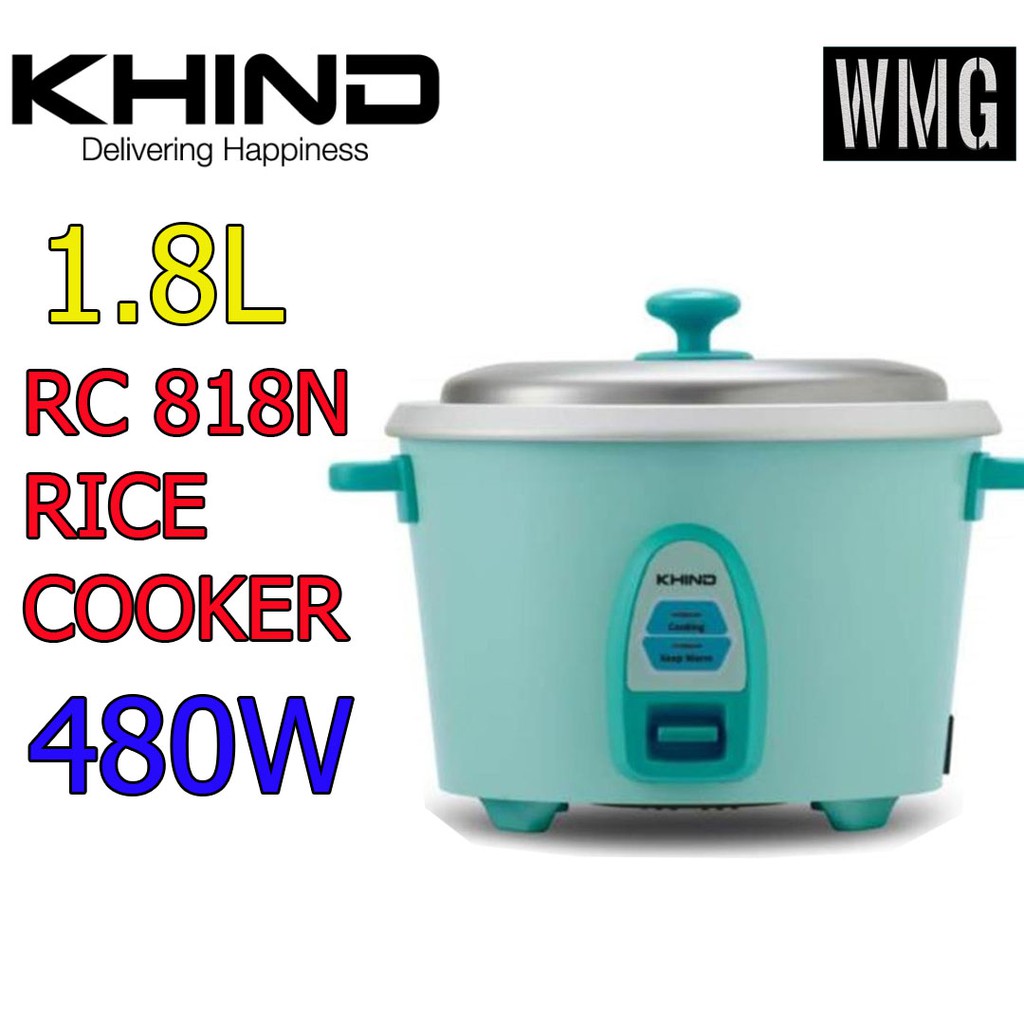 Khind 1.8L Rice Cooker RC818N (Random Colour) Shopee Malaysia