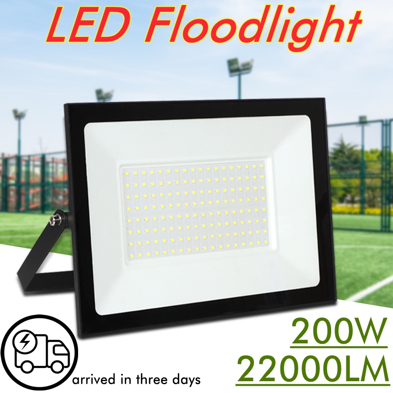 Ready Stock 400W LED Flood Light 240V Waterproof PIR Motion Sensor Wall Light Flood Lamp Spotlight