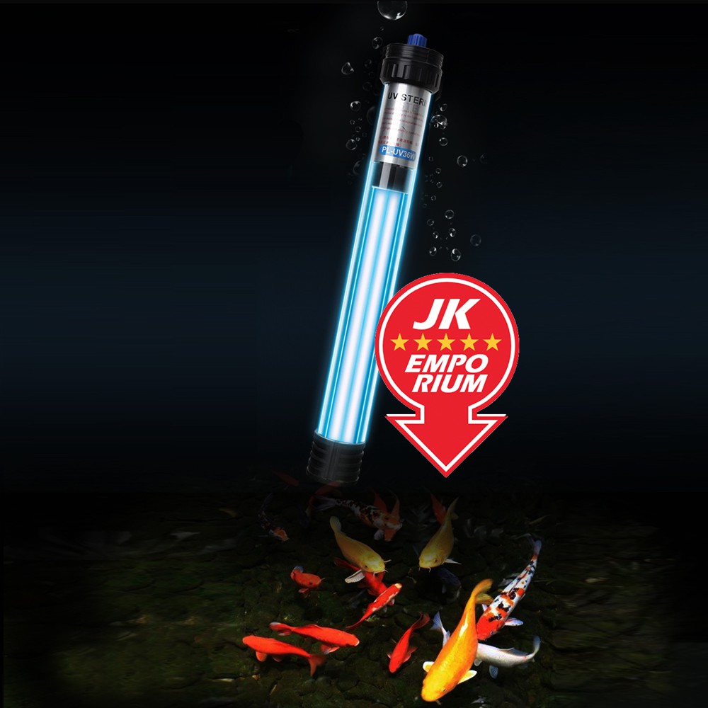 Sobo Submersible Koi Fish Pond UV UVC Lamp Light Sterilizer 24W 36W 55W ...