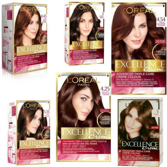 Loreal Hair Color | L'Oréal Paris Excellence Fashion | Hair Color Cream | Hair  Color | Perwarna Rambut | Hair Dye Color | Shopee Malaysia