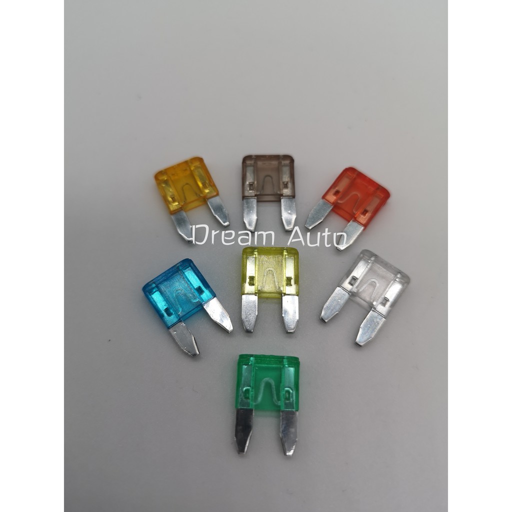 Car Blade Mini Plug in Fuse 10A/15A/20A/25A/30A (10 PCS) | Shopee Malaysia