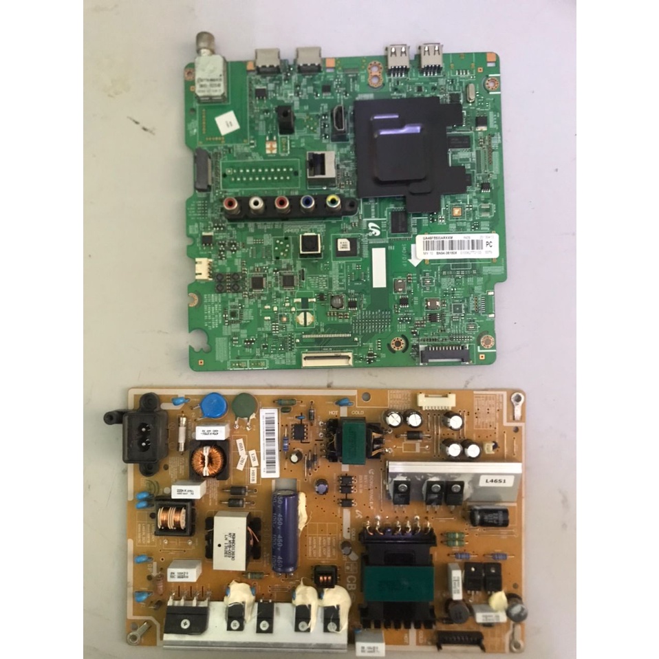 Samsung UA46F5500AR Mainboard, Powerboard, Tcon, Tcon Ribbon, LVDS