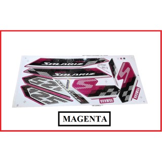 YAMAHA EGO SOLARIZ 125 BODY STICKER STRIP COVERSET COVER YAMAHA EGO SOLARIZ 125 BODY STICKER STRIP COVERSET COVER