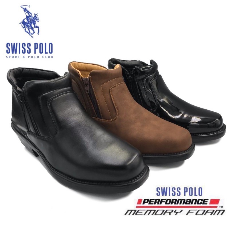 Highly Recommended Quality Swiss Polo Authentic Men’s Legend Boots / Kasut Cowboy But Selesa Bergaya