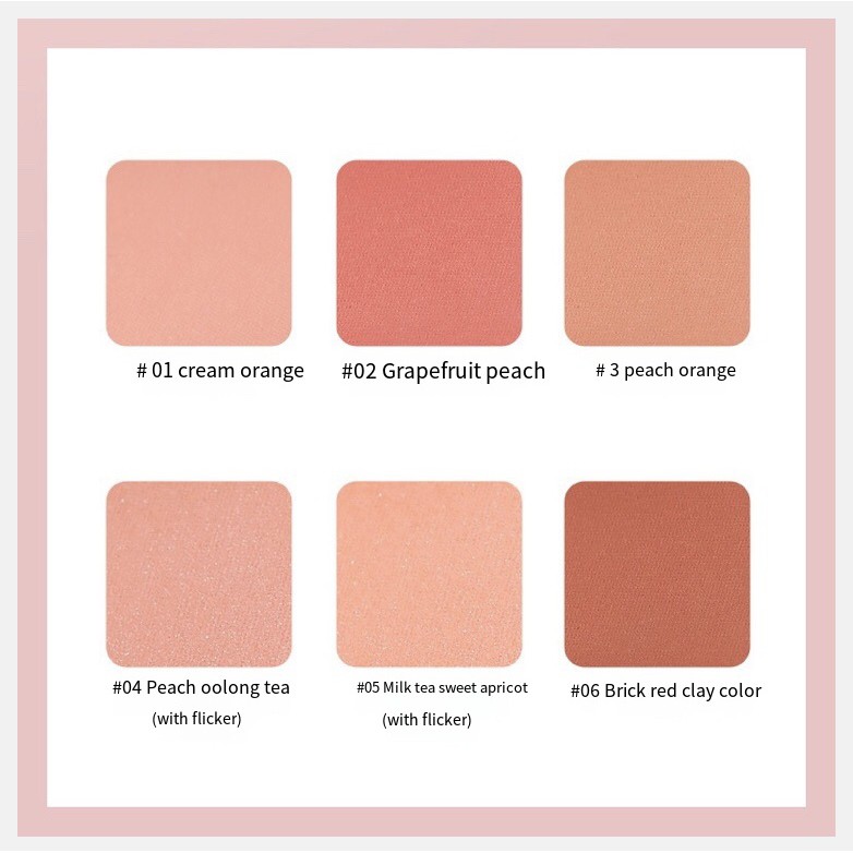 Multi Must LAMEILA Blush Long-lasting Matte Natural Soft Smooth Powder Christmas Day Have Essential - Image 5