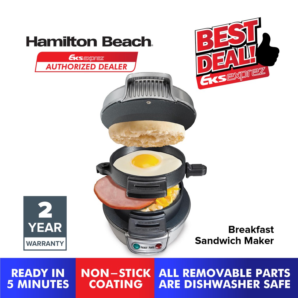 Hamilton Beach Breakfast Sandwich Maker 25475-SAU