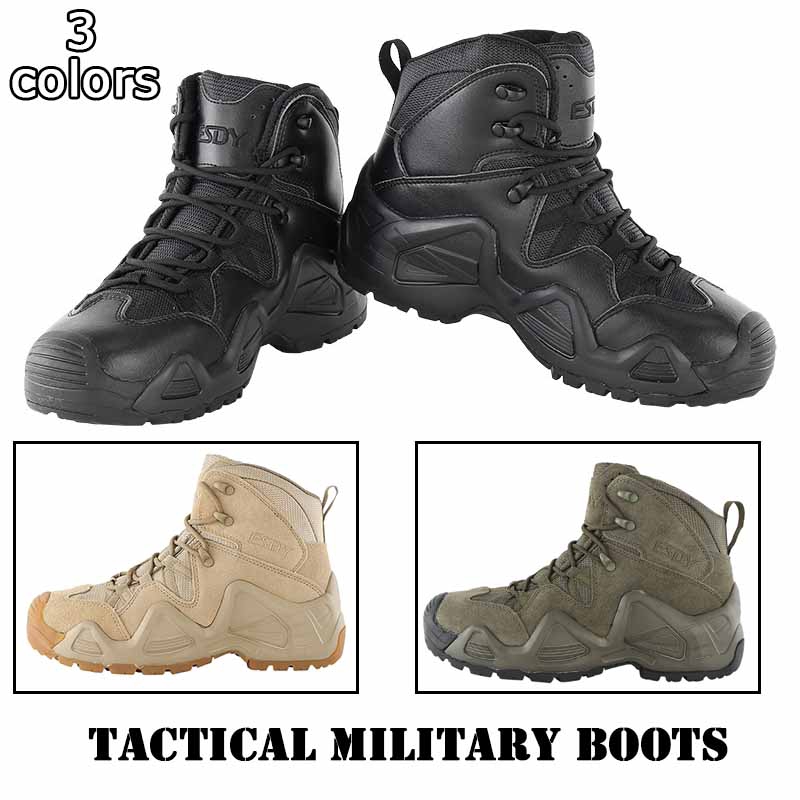 Tactical Boots Outdoor Waterproof Breathable Hiking Shoes Military Training  Boots | Shopee Malaysia