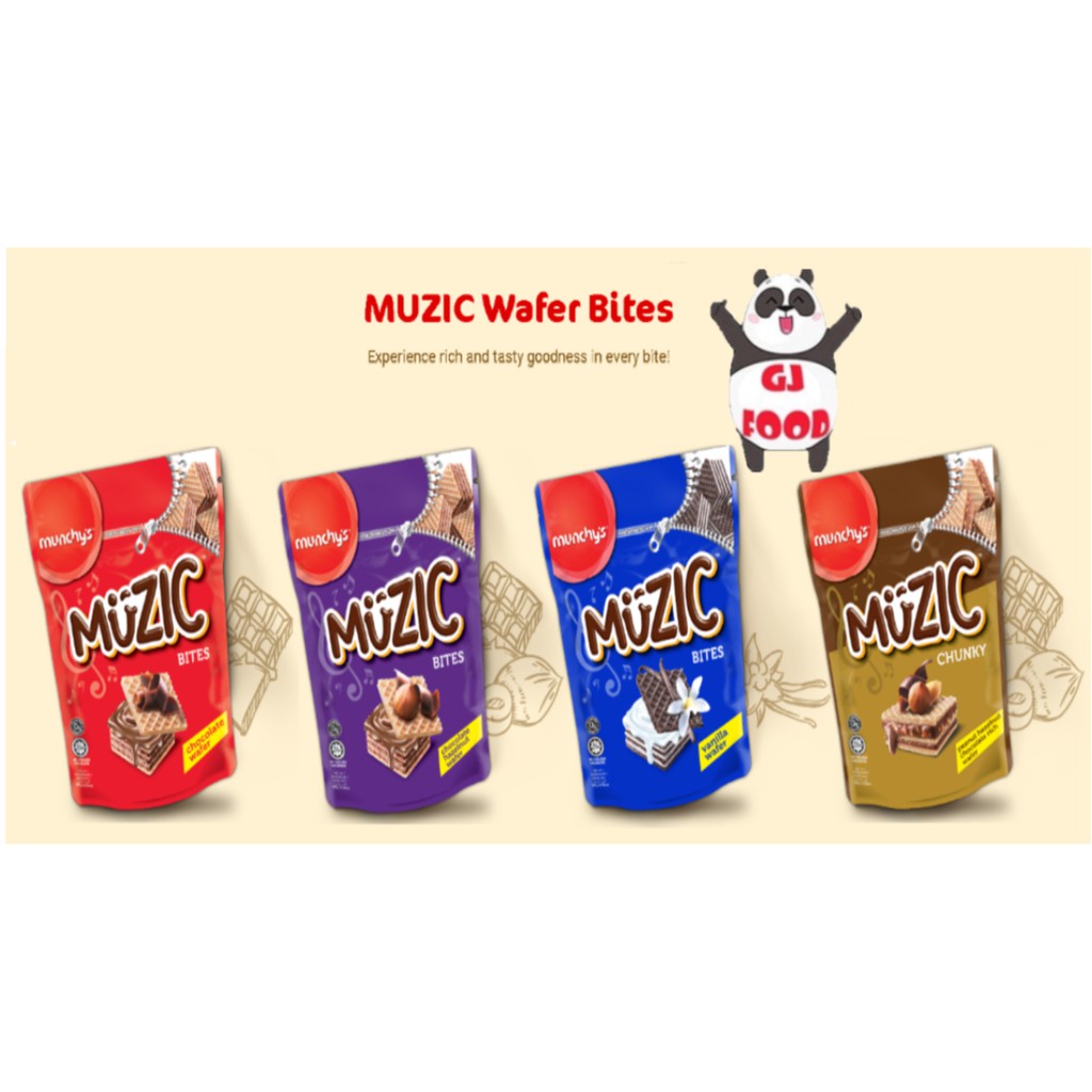 180gmunchys Muzic Wafer Bites Shopee Malaysia