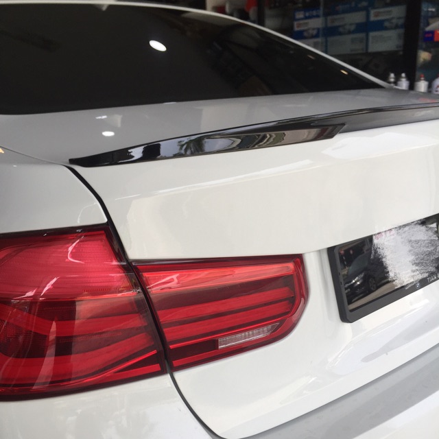 bmw f30 rear trunk spoiler performance 