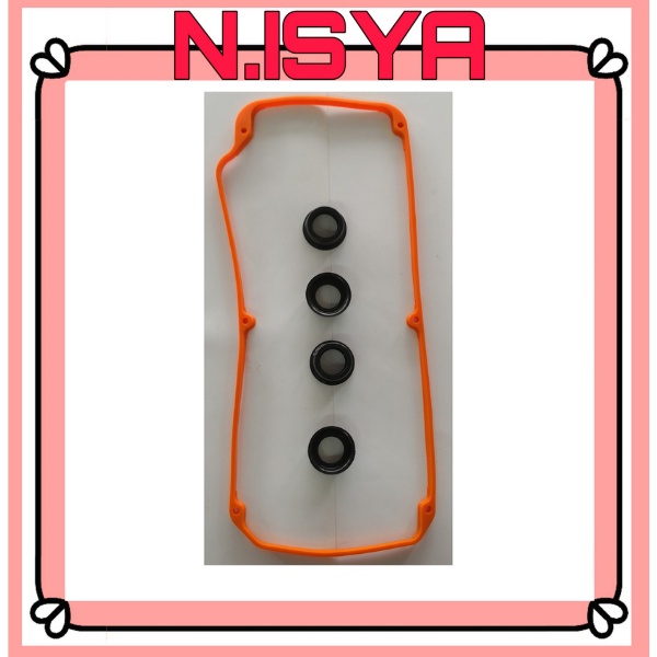 OEM Valve Cover Gasket (Silicone) with Plug Seal for Proton Wira 1.6
