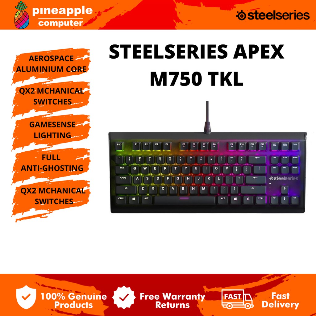 steelseries - SteelSeries Apex M750 - clavier mécanique de jeu