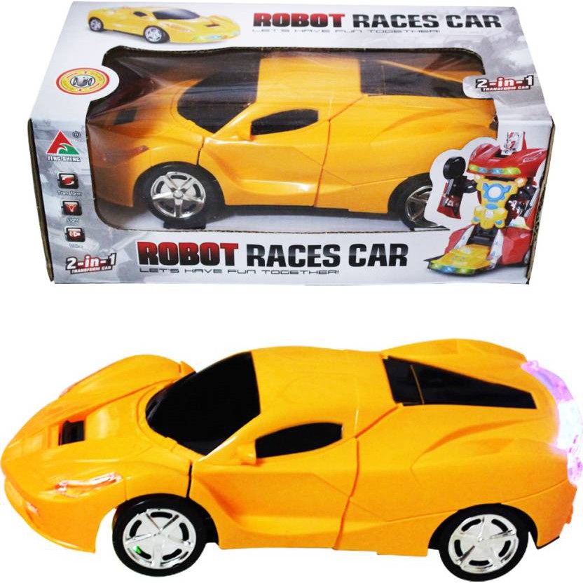 robot races car 2 in 1