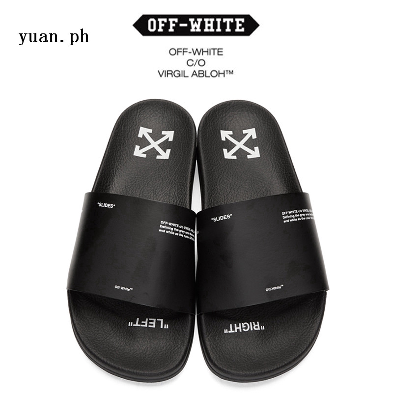 off white flip flops mens