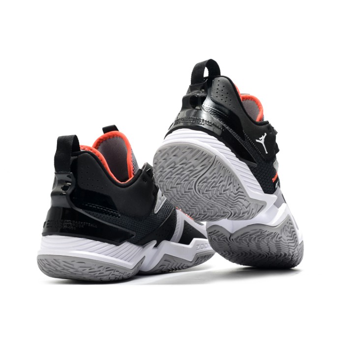 nike air jordan westbrook one take black cement grey
