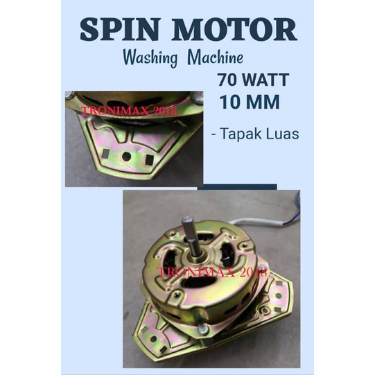 WASHING MACHINE SPIN MOTOR 70W 10MMKAKI LUAS Shopee Malaysia