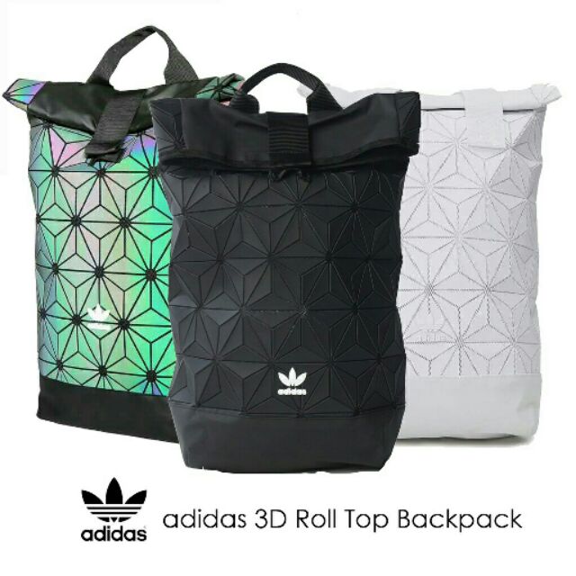 Adidas 3D Roll Top Backpack Blue / School Bag | Shopee Malaysia