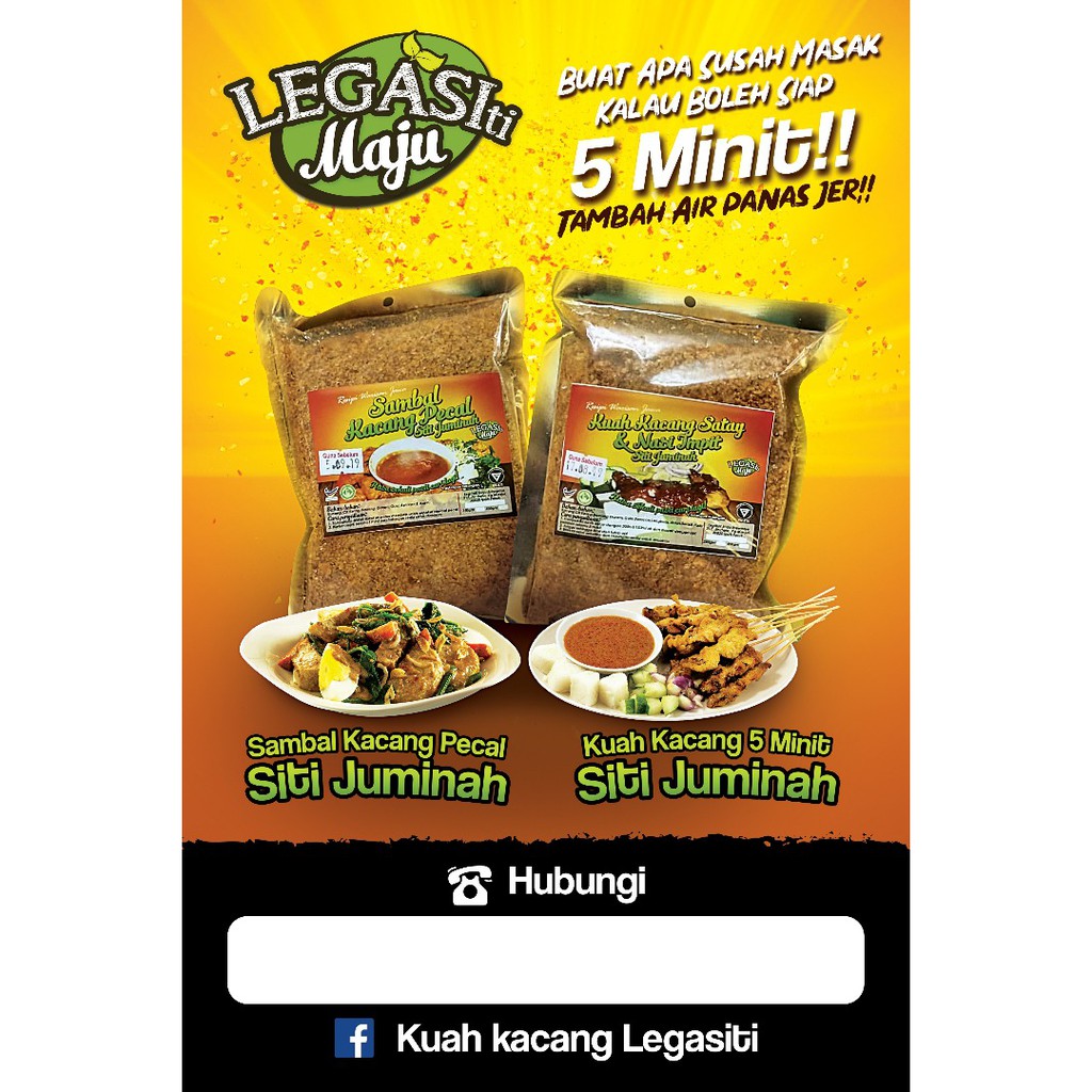 Kuah Kacang Segera Legasiti