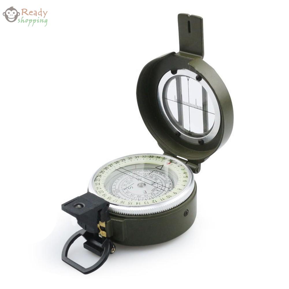 British Lensatic Metal Compass Hiking Military Camping Navigation Orienteering 