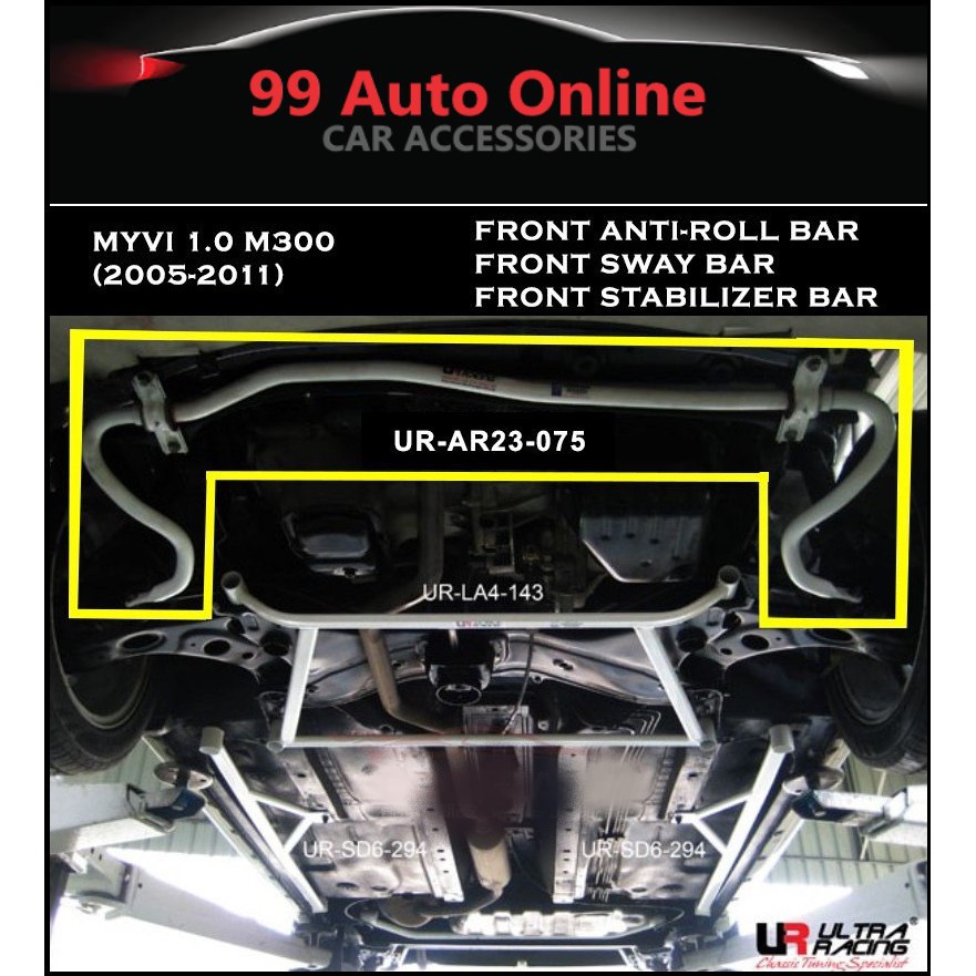 Ultra Racing Bar Perodua Myvi M300 1.0 2005-2011 Safety ...