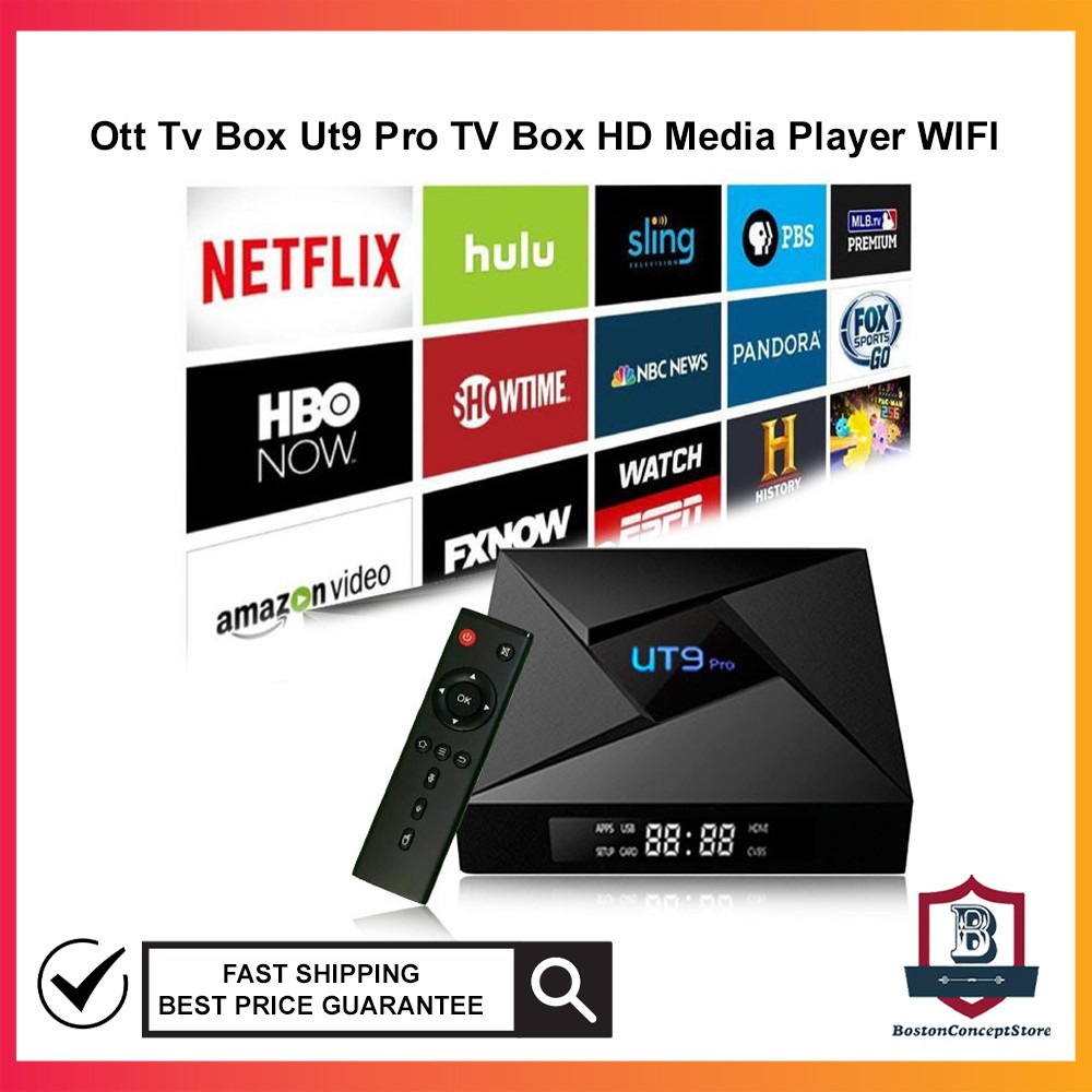 Ott Tv Box Ut9 Pro TV Box HD Media Player WIFI | Shopee Malaysia