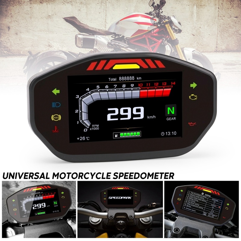 universal motorcycle digital speedometer