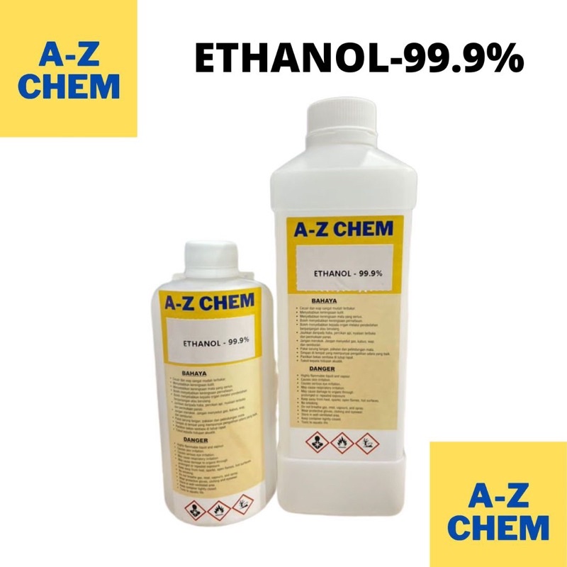 Ethanol Alcohol 75 // 99.9 [500mL/1000ML] Sanitizer / Solvent