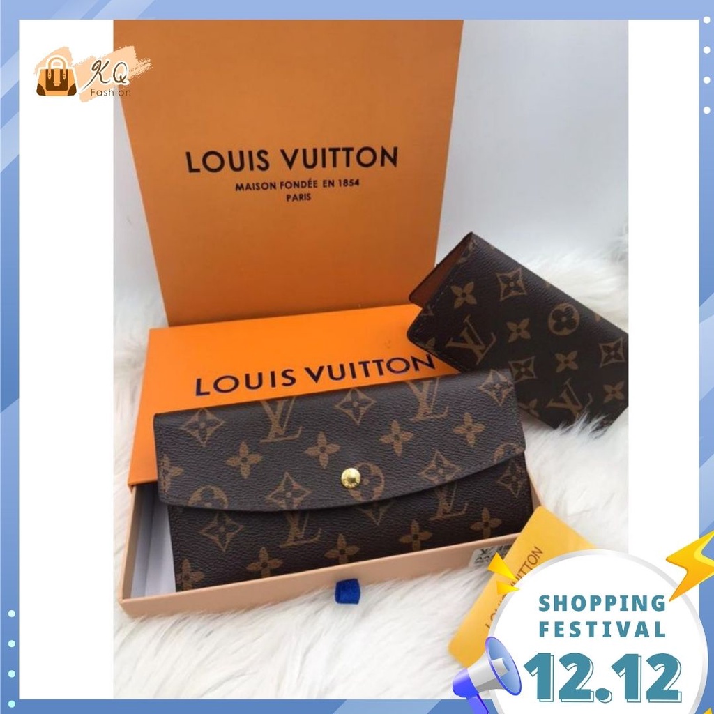 READY STOCK ? Fold Over Purse Fold Over Wallet 2 in 1 in Box