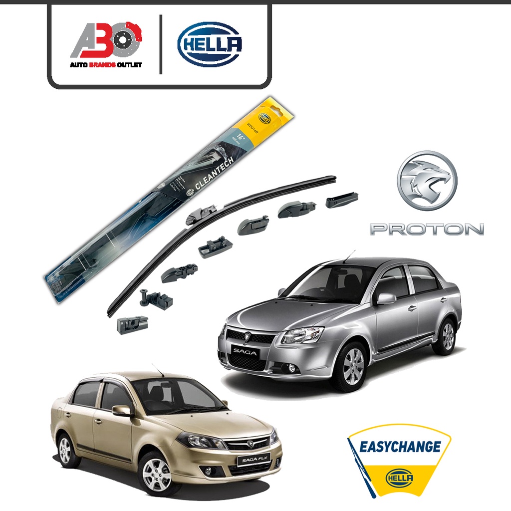 HELLA Nanotechnology Wiper Blades Set Proton Saga All Gen Wiper Saga