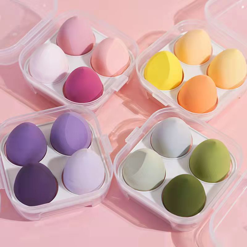 Span Solekan美妆蛋 Makeup Sponge Foundation Cosmetic Beauty Puff 干湿两用化妆不吃粉海绵粉扑超软彩妆蛋气垫 Blender Dual Use