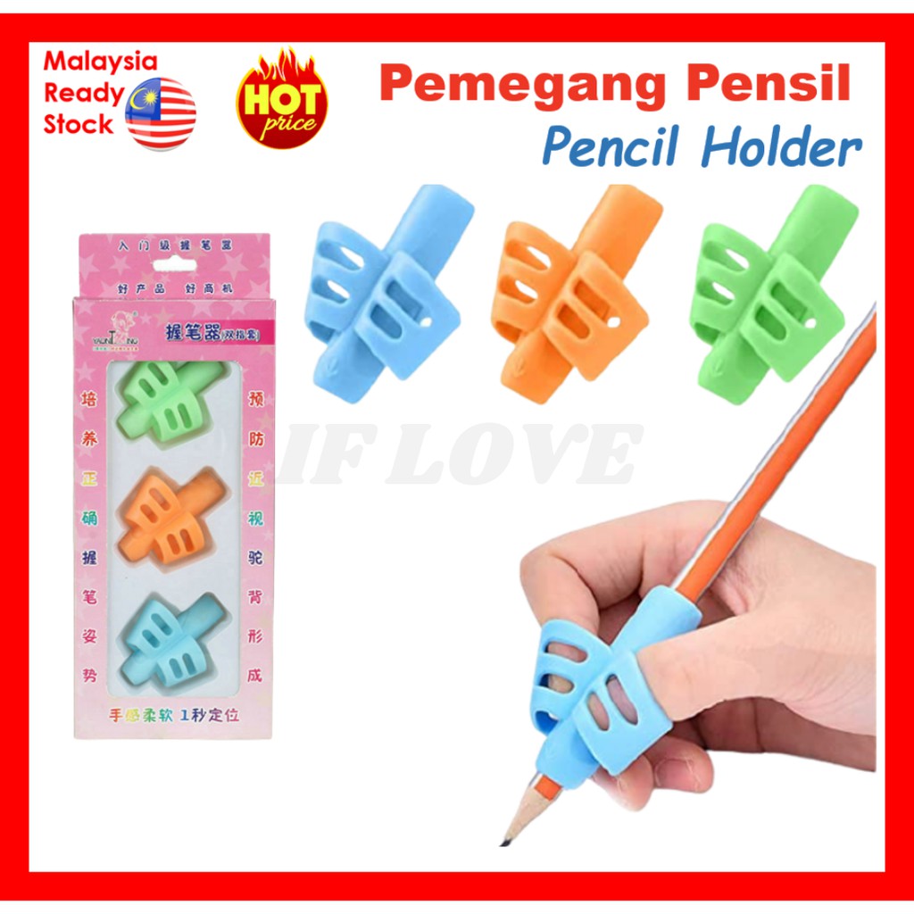 PENCIL HOLDER Kid Writing Posture Correction Pemegang Pensil Pencil Holder for Writing