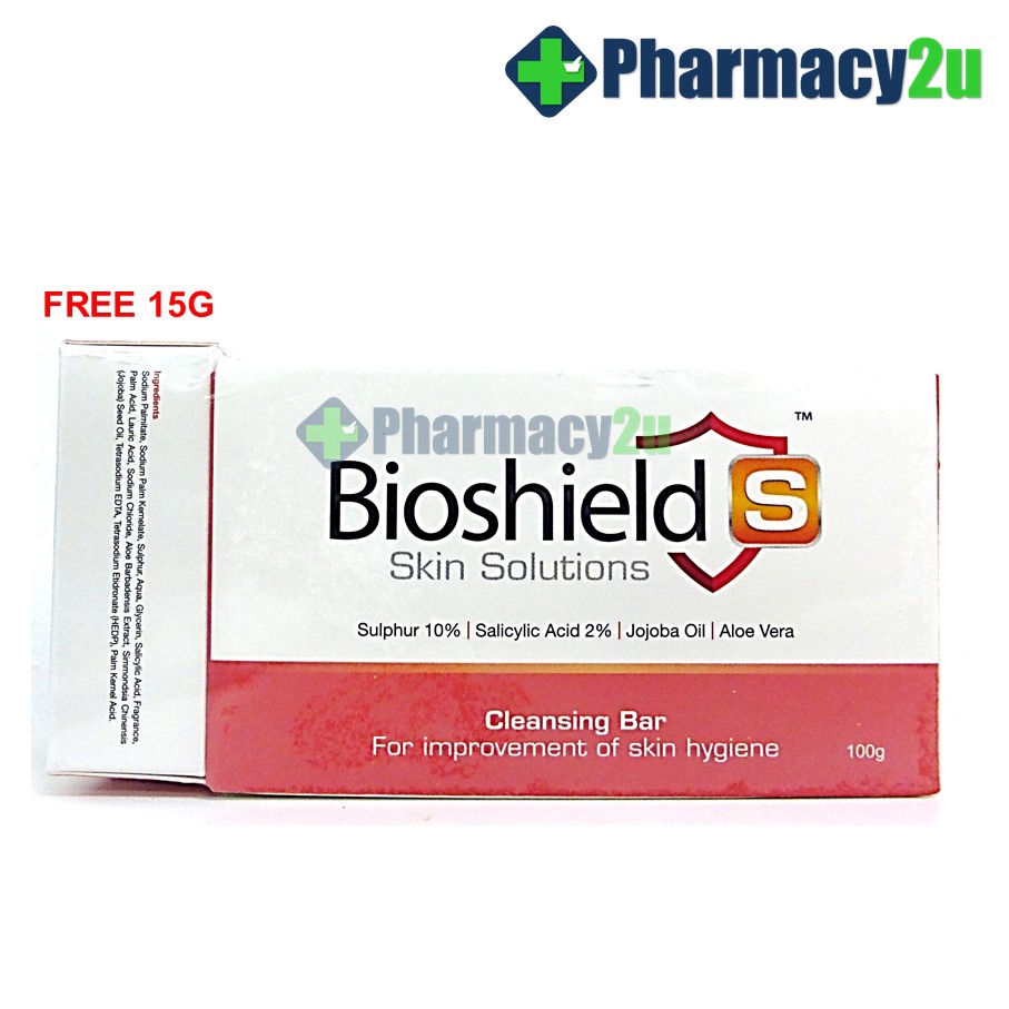 BIOSHIELD S ANTI-ACNE CLEANSING SOAP BAR SULPHUR 10% ...