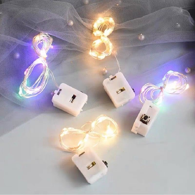 3 MODES WIRE LED LIGHTING SET 2 METERCOLOURFULL LIGHT & WARM YELLOW
