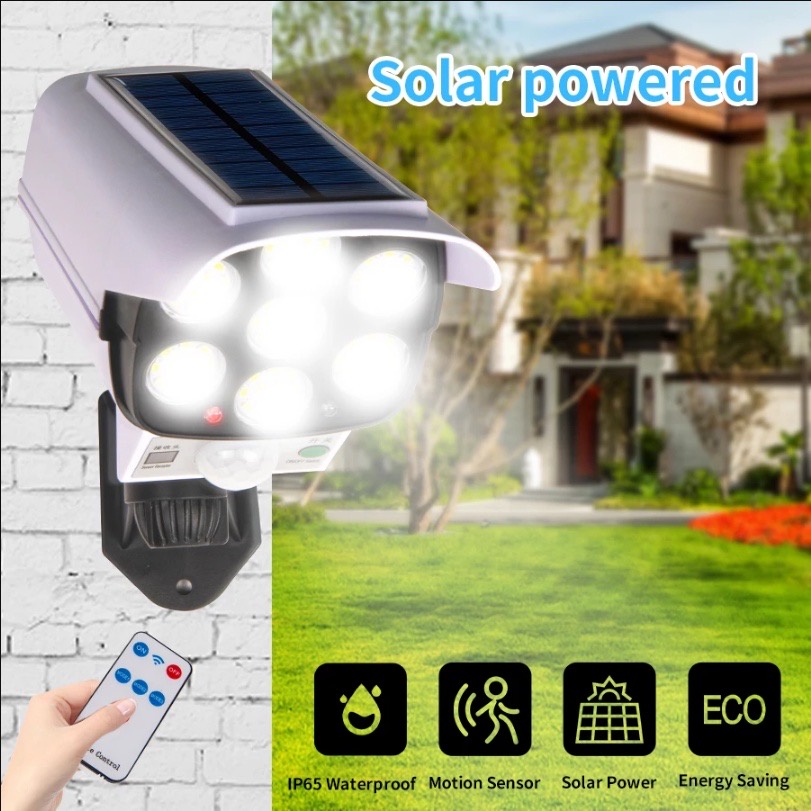 Solar Sensor Light 300W 77 SMD LED / Motion Sensor / IP65 Waterproof