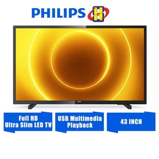 Image of Philips LED TV (43 Inch) Pixel Plus Full HD USB Media Player Ultra Slim LED TV 43PFT5505/68 / 43PFT5505