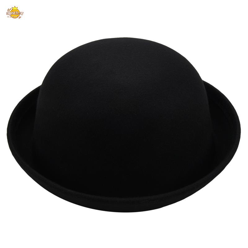 1Piece Melon Bowler Hat Hat Bowler Hat Bowler Hat Felt Hat Chaplin Hat