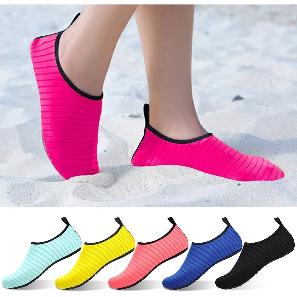 Water Shoes Barefoot Quick-Dry Slip On Aqua Yoga Beach Surf Swim Socks for Men Women 
