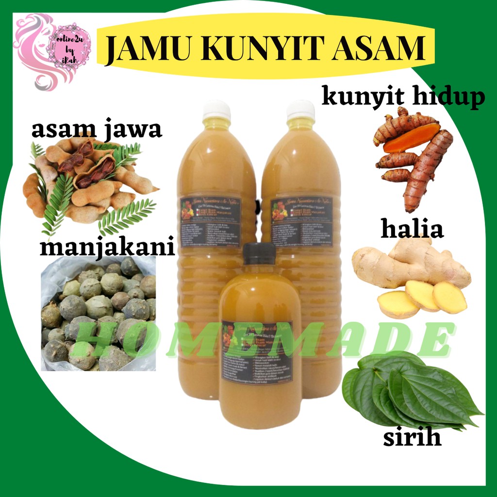 READY STOCK Ni dia Jamu Kunyit Asam untuk kesihatan 