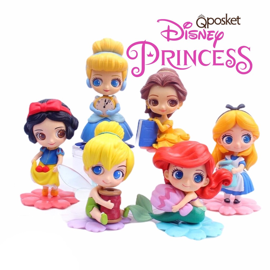 Disney Princess 8cm PVC 3pcs Aurora/snow White/cinderella Figures Loose for sale online