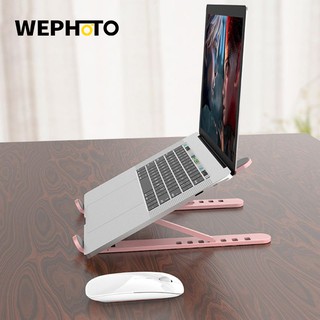 🔥Wephoto Laptop Stand Holder Portable  Adjustable Foldable Laptop Stand Non Slip Holder Foldable Desktop Holder