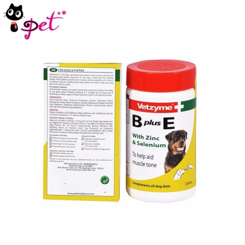 vetzyme b plus e tablets
