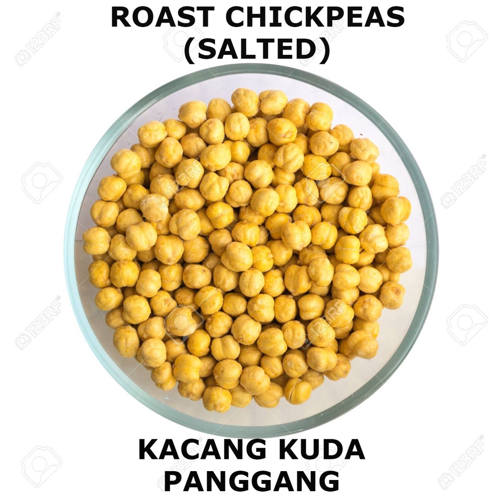 500g | 1Kg ROASTED CHICKPEAS SALTED / KACANG KUDA PANGGANG MASIN