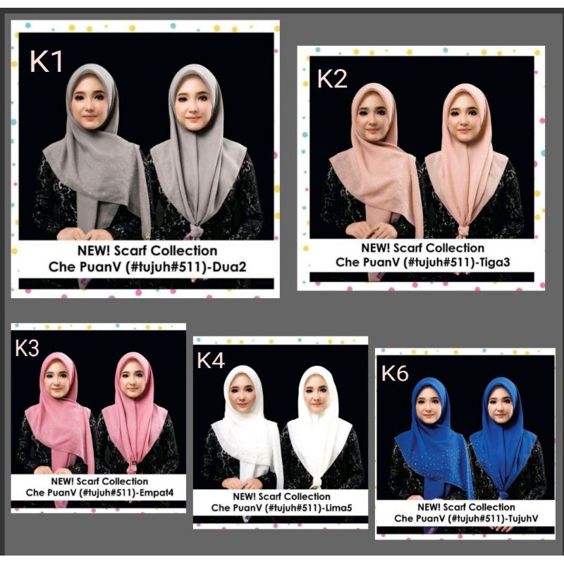 Aidijuma Bawal-Kristal Studded-Che Puan V- New