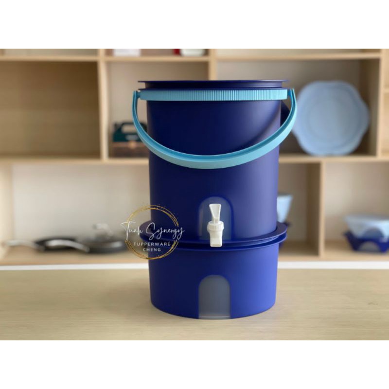 Tong Air Tupperware 145l And Canister 70l One Touch Water Dispenser Shopee Malaysia 7720