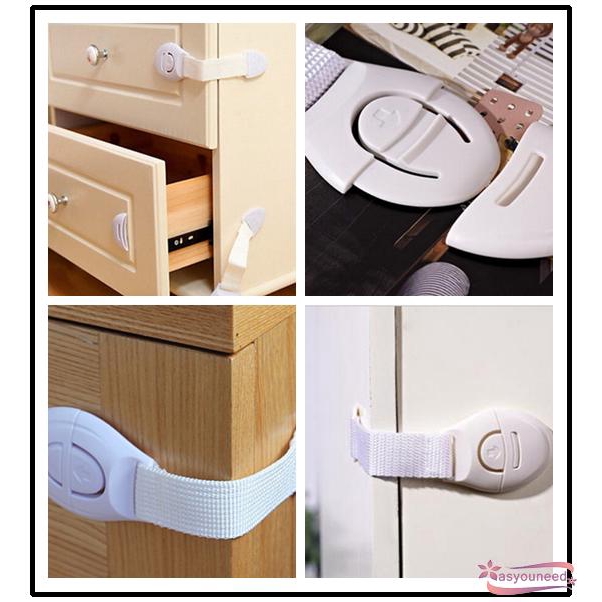 Aydღcabinet Door Drawers Refrigerator Toilet Safety Plastic Lock