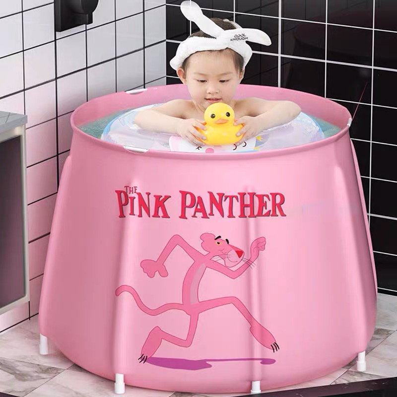 Folding Bathtub Bath Tub Portable Barrel PVC Water Tub Outdoor Indoor