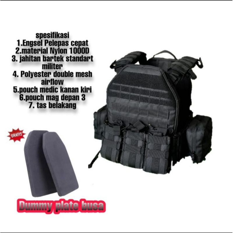 Bodyvest Blackmamba Bulletproof Vest Cordura Body Armor