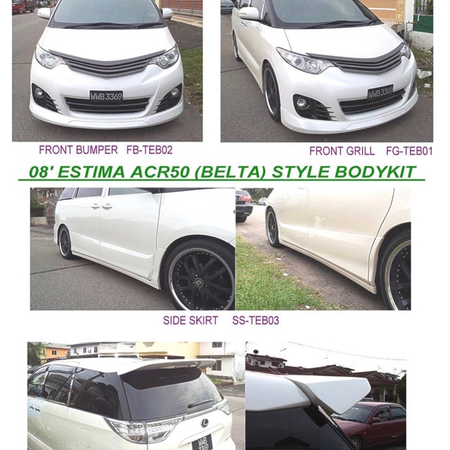 estima acr50 bodykit