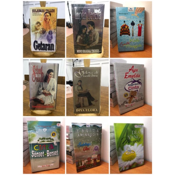 Novel Melayu A Novel Cinta Romance Kondisi Nos Dan Preloved Shopee