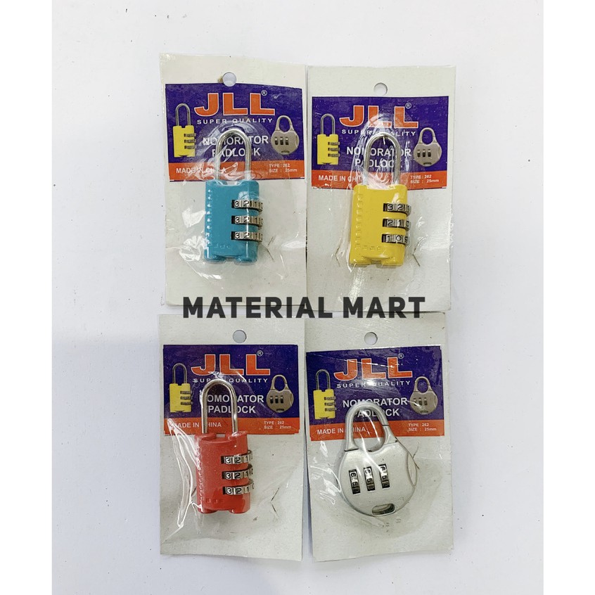 Number padlock | Homecoming Suitcase Padlock | Number Padlock | MART MATERIAL Travel Bag Padlock